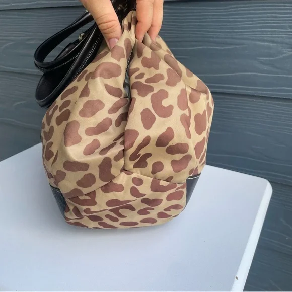KATE SPADE Cheetah Leopard Hobo Y2K Baguette Shoudder Bag - Picture 4 of 9